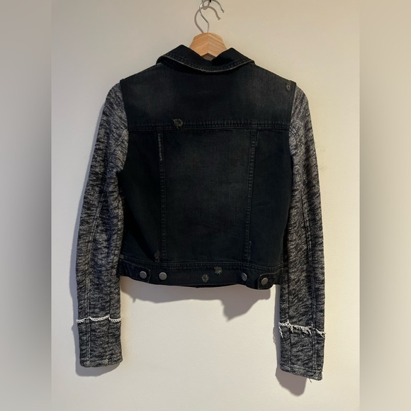 Free People Distressed Denim Jacket - Picture 6 of 6